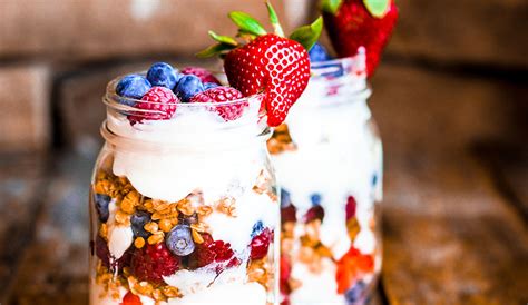 Gluten Free Muesli Parfait With Berries And Yoghurt Food For Health