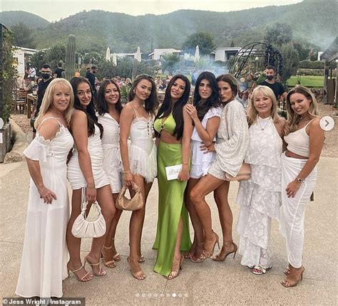 Jess Wright And Her Lookalike Sister Natalya Flash Their Bronzed Pins During Ibiza Hen Getaway