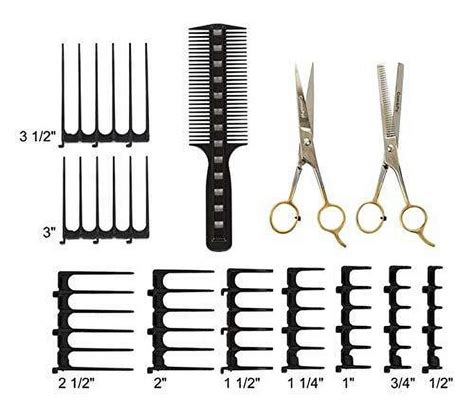 Combpal Scissor Clipper Over Comb Hair Cutting Tool Barber Haircutting Comb Set Classic Set