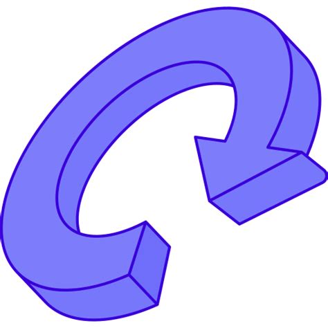 circular arrow generic outline color icon
