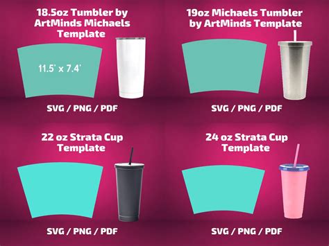 Free Tumbler Wrap Template