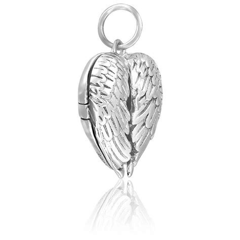 Pendentif Photo Ailes D Ange Argent Emanessence Ocarat