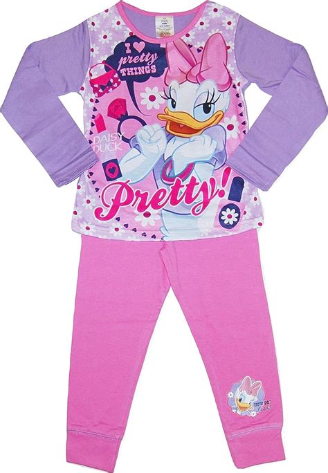 Disney Girls Daisy Duck Pyjamas 4 5 Years Uk Fashion