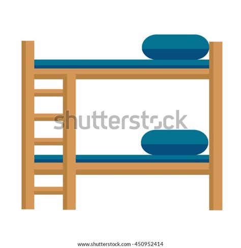 Vector Bunk Bed Stock Vector Royalty Free 450952414 Shutterstock