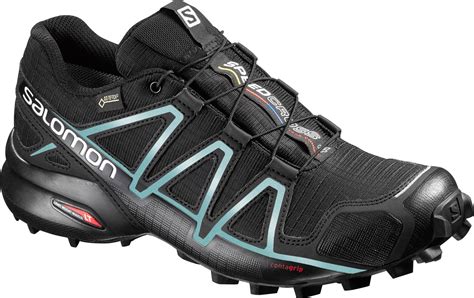 Salomon Speedcross 4 Gtx Womens Shoes Black Blue