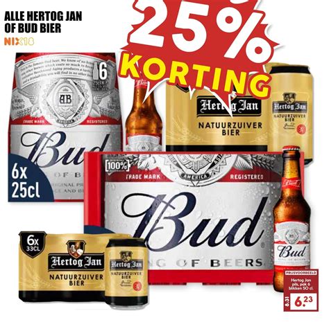 Alle Hertog Jan Of Bud Bier Aanbieding Bij MCD Supermarkt