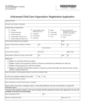 DR 1318 090104 COLORADO DEPARTMENT OF REVENUE TAXPAYER SERVICE