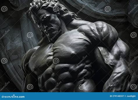 Captivating Curves of a Statuesque Figure Cloaked in Beauty. Stock ...