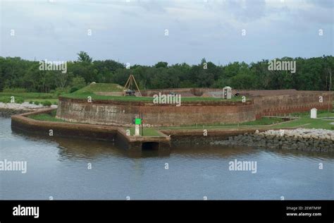 Old Fort Jackson Savannah Georgia USA Stock Photo - Alamy