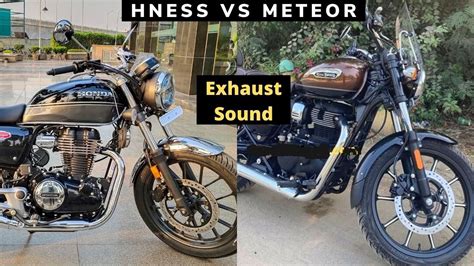 Royal Enfield Meteor 350 Vs Honda Highness Cb350 Exhaust Sound