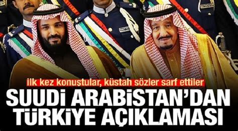 Son Dakika Suudi Arabistan dan küstah Türkiye açıklaması