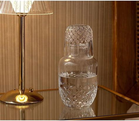 Bedside Carafe Eau Avec Verre Carafe En Verre Carafe Eau Night