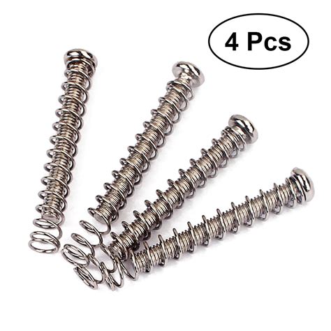 Zehuanyu 4pcs Humbucker Pickup Screws Springs Kit Ring Surround