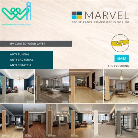 Jual Lantai Spc Vinyl Klik Marvel Click System Flooring Marvel