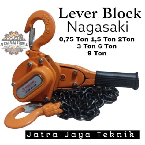 Jual Lever Block Nagasaki Ton X Meter Made In Japan Jakarta