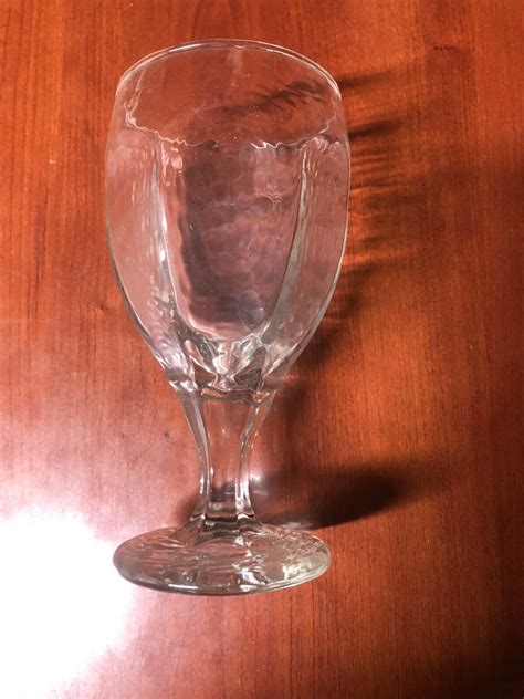 Vintage Libbey Chivalry Clear Water Wine Goblet Glass 6 1 2 Ebay