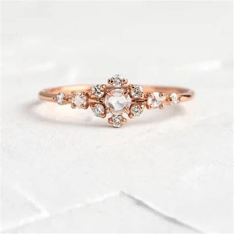 Diamond Snowdrift Ring Handcrafted Engagement Ring Melanie Casey