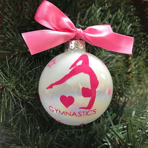 Personalized Gymnastics Christmas Ornament