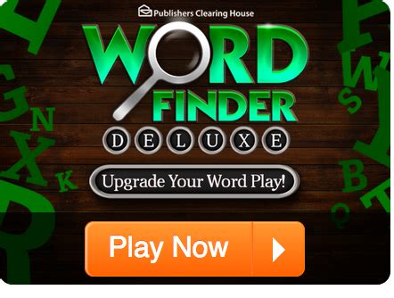 Today’s Game Tournament Is WORD FINDER DELUXE - PCH Blog