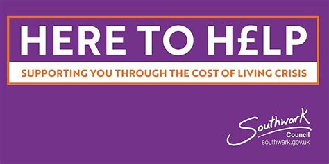 southwark council cost  living support