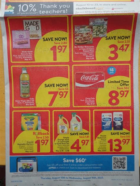 Ontario Flyer Sneak Peeks Walmart And Sobeys August 10th 16th