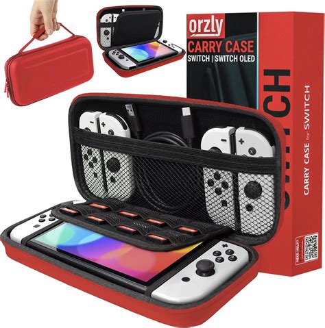 Orzly Tui De Transport Compatible Avec Nintendo Switch Et Nouvelle