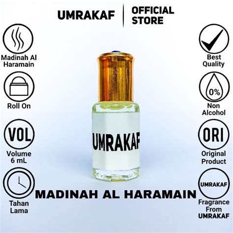 Jual Minyak Wangi Madinah Al Haramain Roll On Ml Parfum Pria Wanita