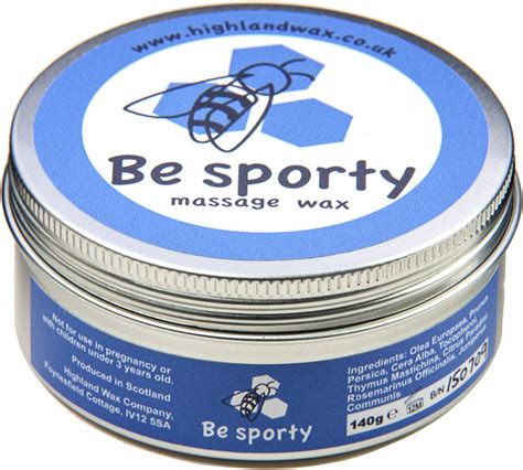 Be Sporty Massage Wax 140g Uk Health And Personal Care