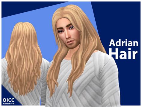 Adrian Hair Quirky Introvert CC Sims 4 Sims Hair Maxis Match