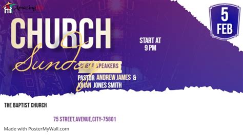 Church flyer | PosterMyWall