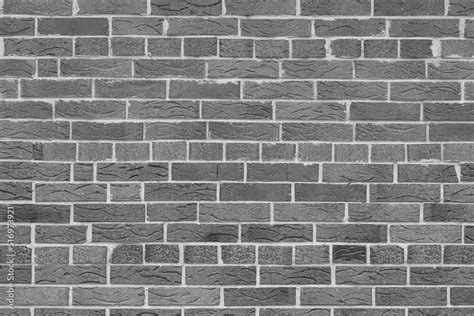 Black and white background with brick wall texture Stock Photo | Adobe ...