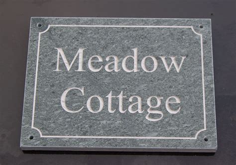 Superior Lakeland Green 20mm Slate Signs The Sign Maker Shop