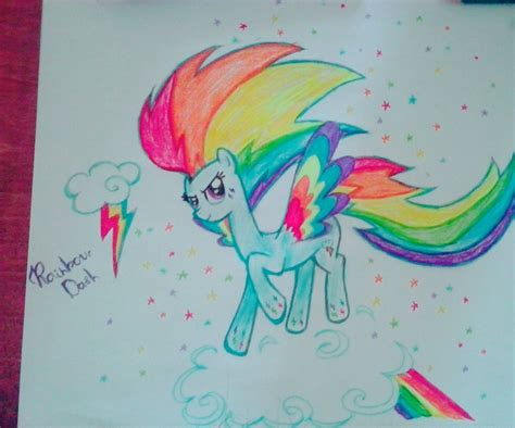 How to Draw Rainbow Dash From My Little Pony : 4 Steps - Instructables