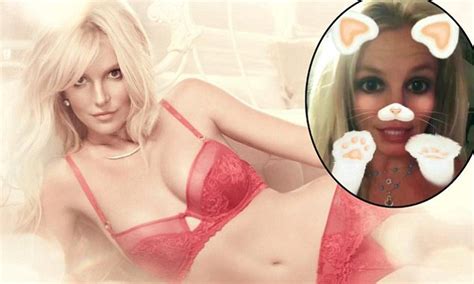 Britney Spears Flaunts Her Toned Abs In Red Lingerie Daily Mail Online