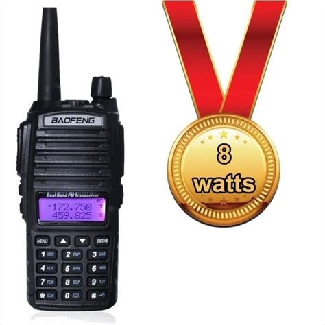 Radio Dual Banda UV 82 Baofeng VHF UHF 8W Tienda8