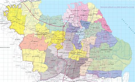Map Wilayah Surabaya