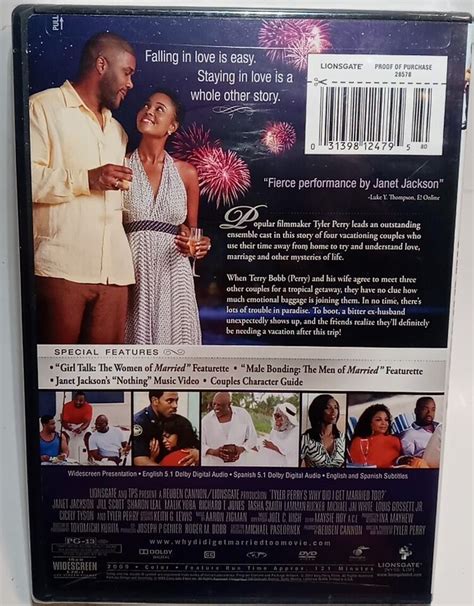 Tyler Perry S Why Did I Get Married Too DVD New Sealed 31398124795