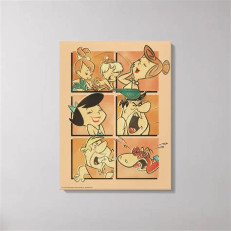 The Flintstones Flintstones And Rubbles Comic Canvas Print Zazzle