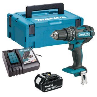 Makita Dhp Rm J V Lxt Combi Drill X Ah Battery Charger And