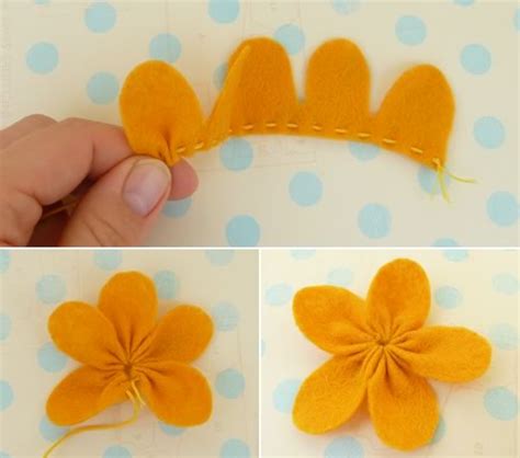 Diy Felt Flowers DIY Ideas