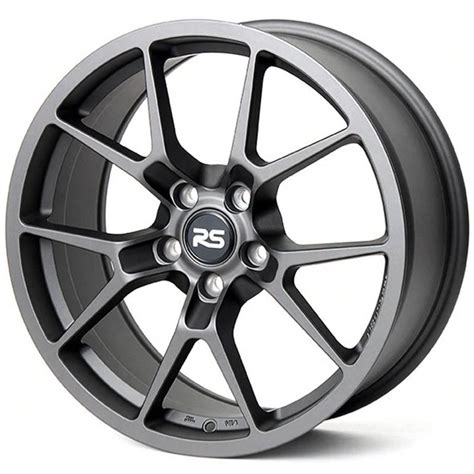 Staggered Full Set Neuspeed RSe10 Satin Gun Metallic Flow Formed