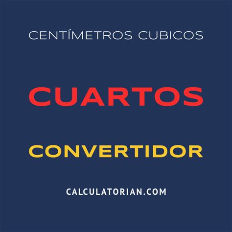 Convertir De Centímetros Cubicos A Cuartos