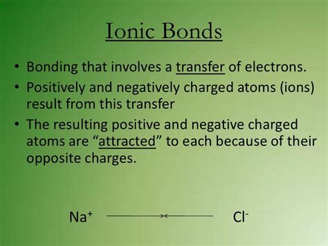 Unit 10 - Ionic Bonding