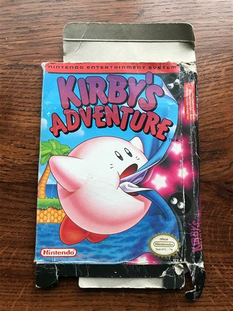 Kirbys Adventure Kirby Kirbys Adventures Nintendo Nes Empty Box Only Ebay