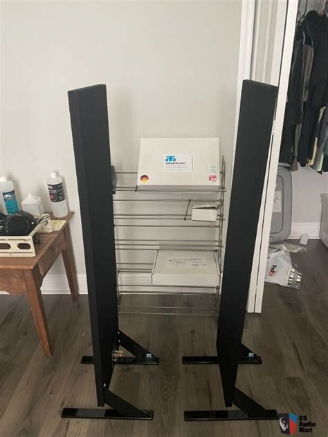 Magnepan Lrs Speakers With Magnariser Stands Photo 4877674 Us