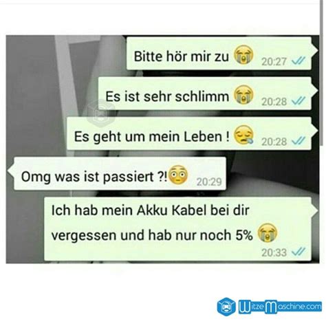 Lustige Whatsapp Bilder Und Chat Fails Kein Akku Sms Humor