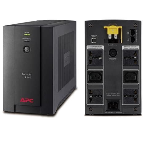 Apc Back Ups 1400va 700w 230v Avr Universal And Iec Sockets