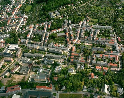 Gera Von Oben Stadtansicht Vom Innenstadtbereich In Gera Im