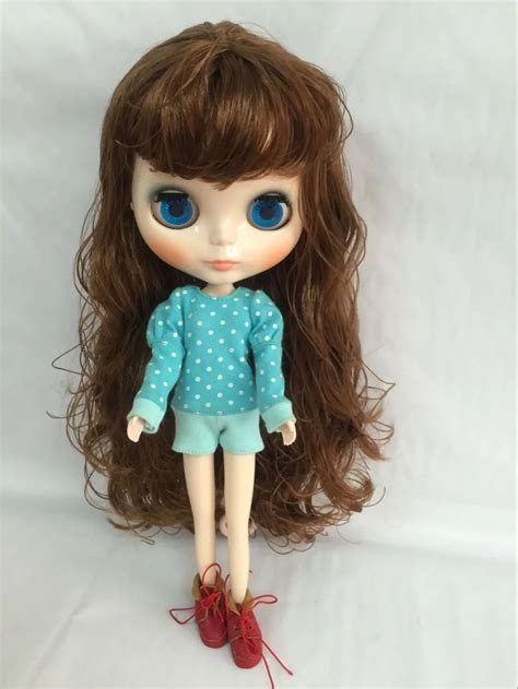 Nude Blyth Doll Brown Hair Factory Doll Bl Ack