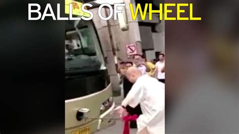 Half Naked Kung Fu Monk Yanks Tonne Bus Along A Road With His PENIS And Everyone S Asking
